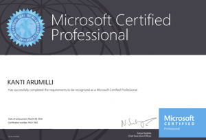 MCP - Microsoft Certified Professional Certificate